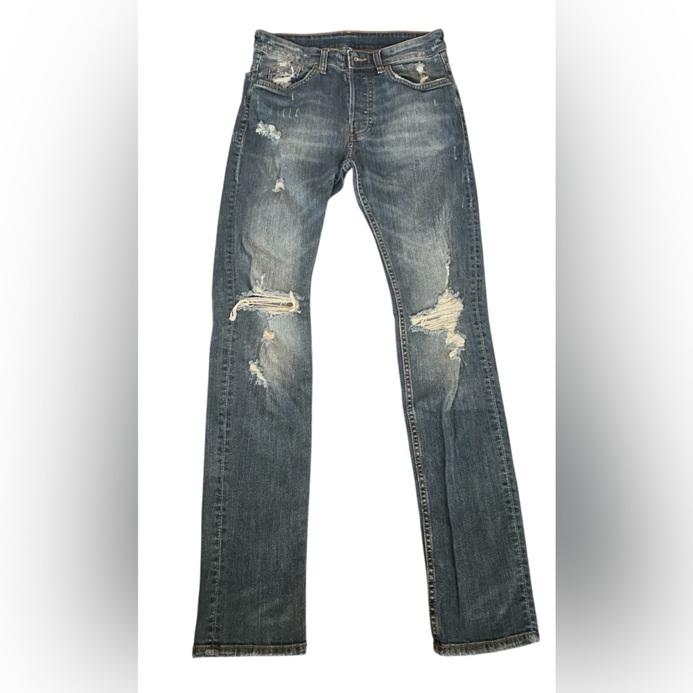 ⭐️   Distressed Blue Men's H&M Jeans